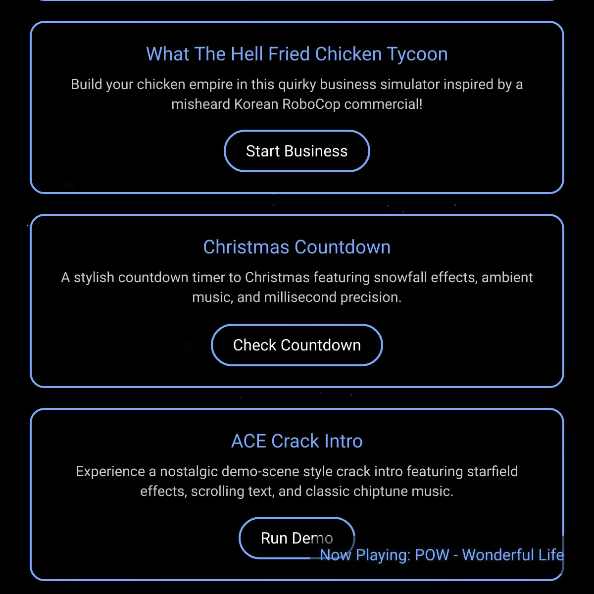 the project is loading