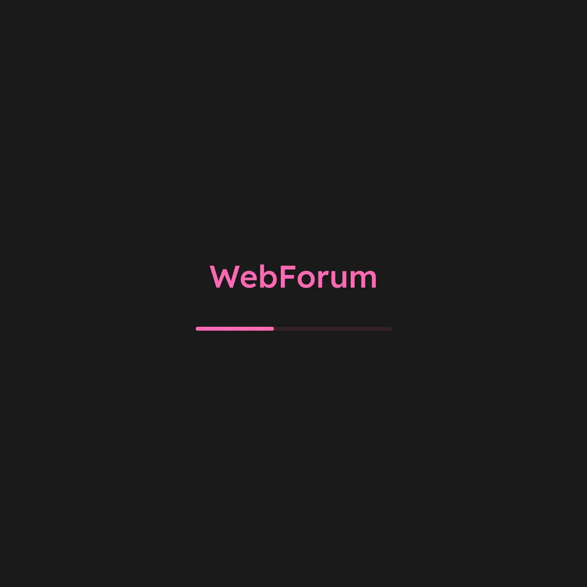the project is loading