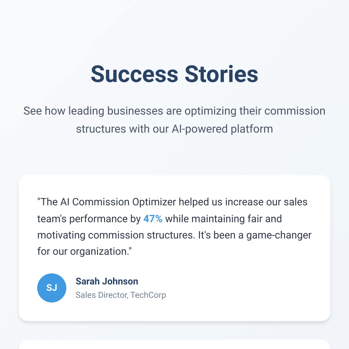 AI Commission Rate Optimizer - Success Stories
