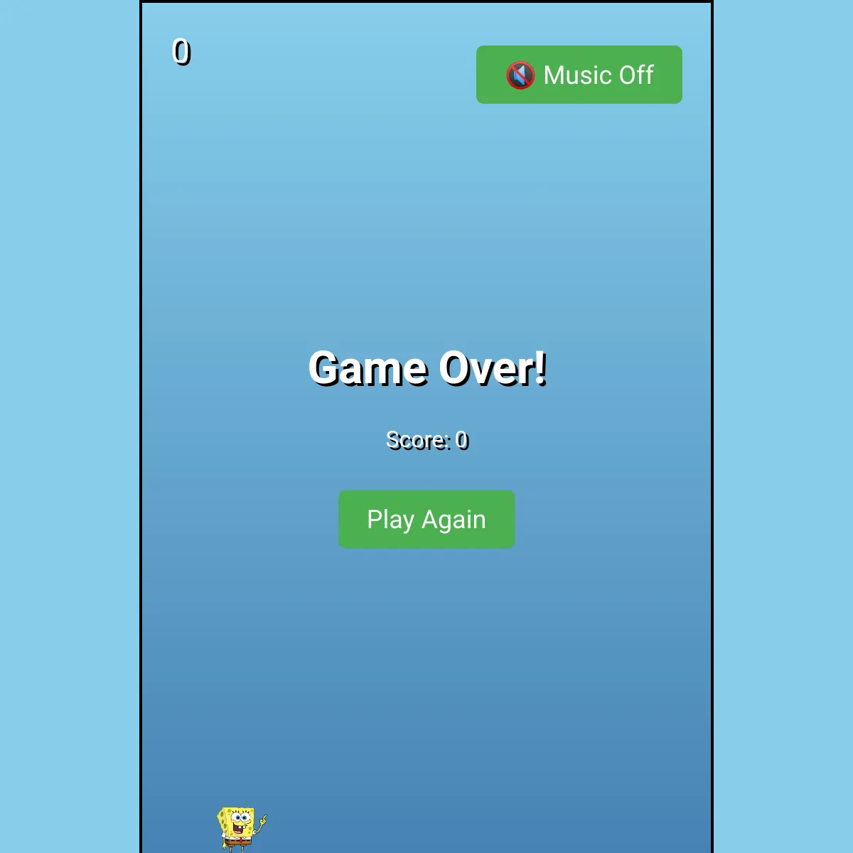 Flappy Sponge (Very cool)