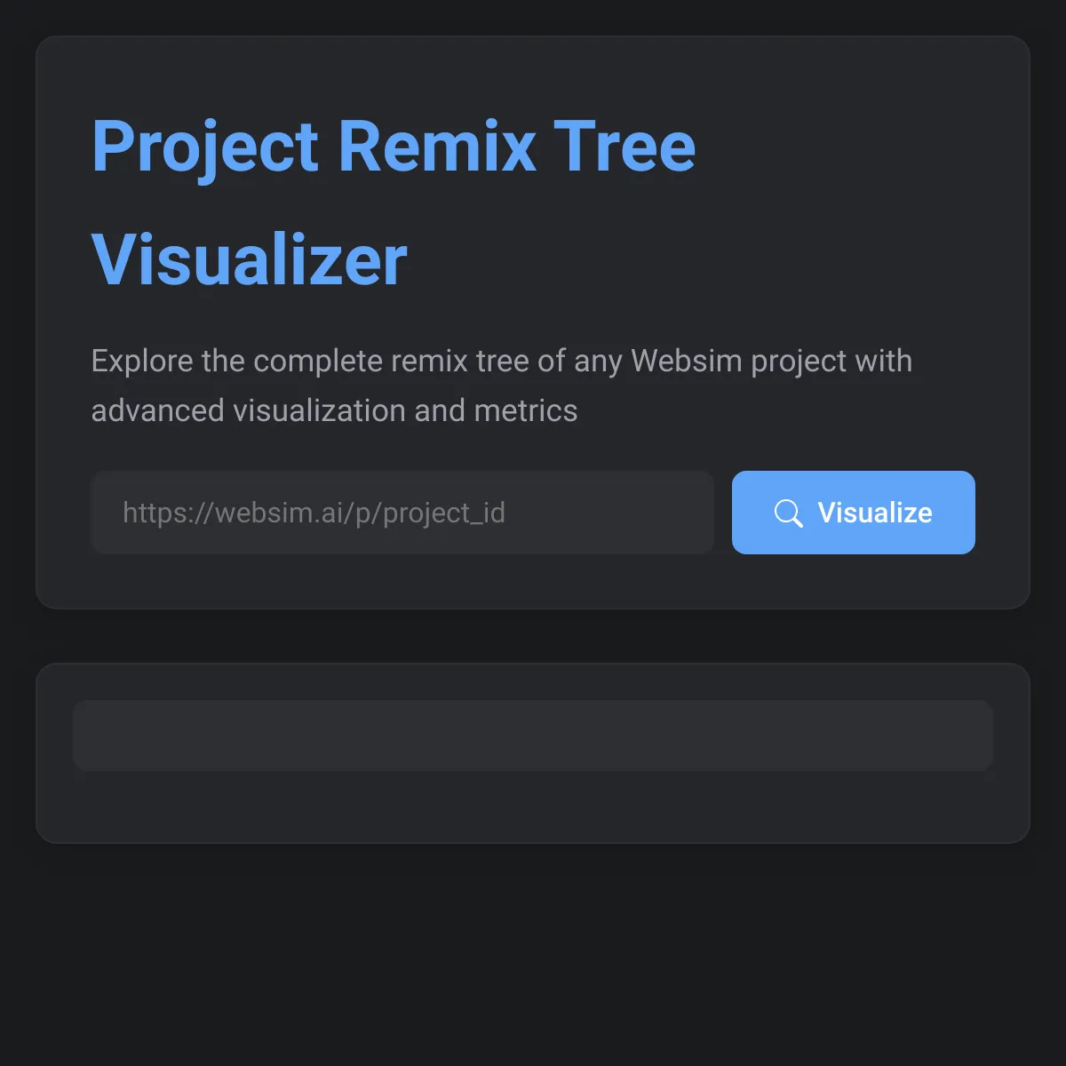 the project is loading