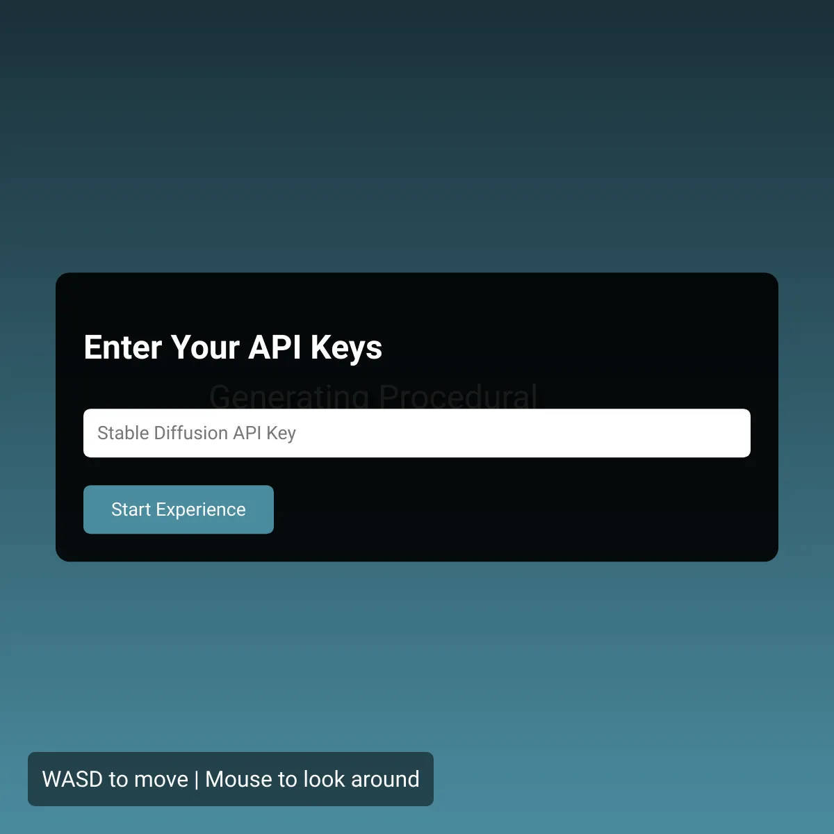 the project is loading