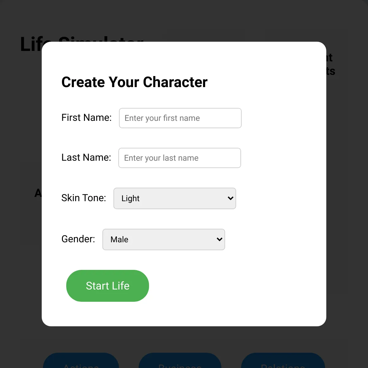 the project is loading