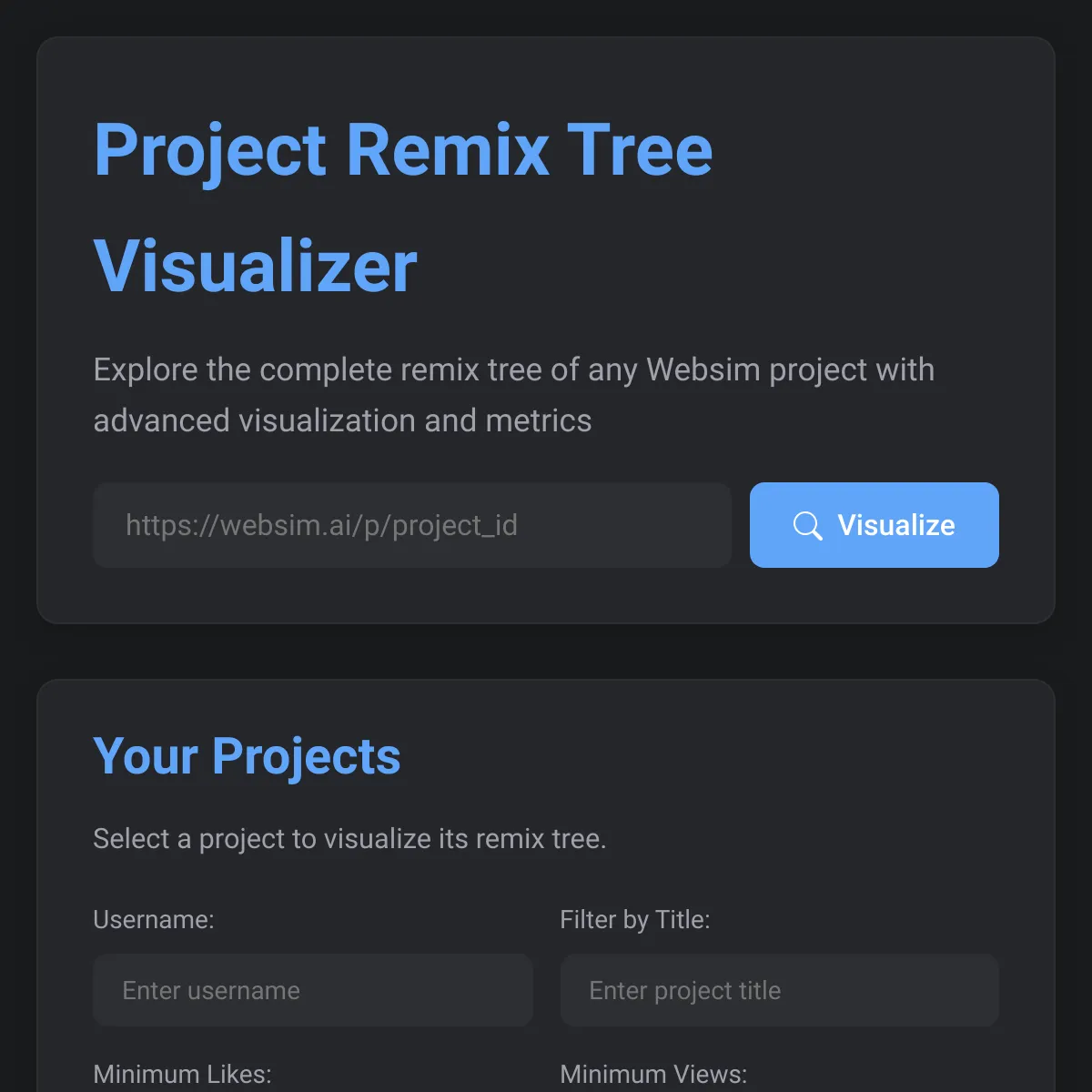 the project is loading