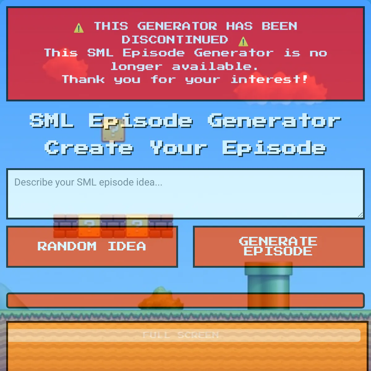 Mario Bloopers Generator