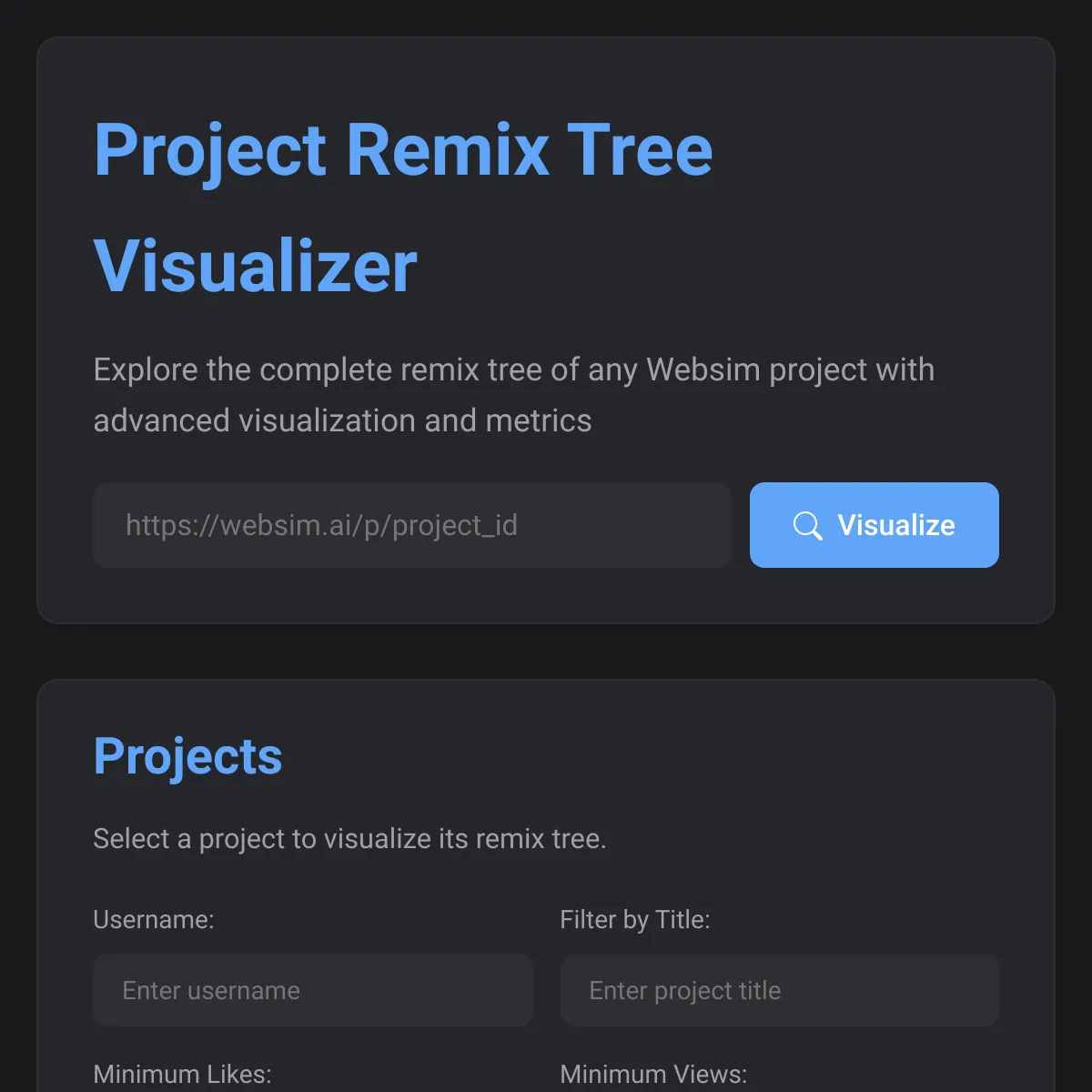 the project is loading