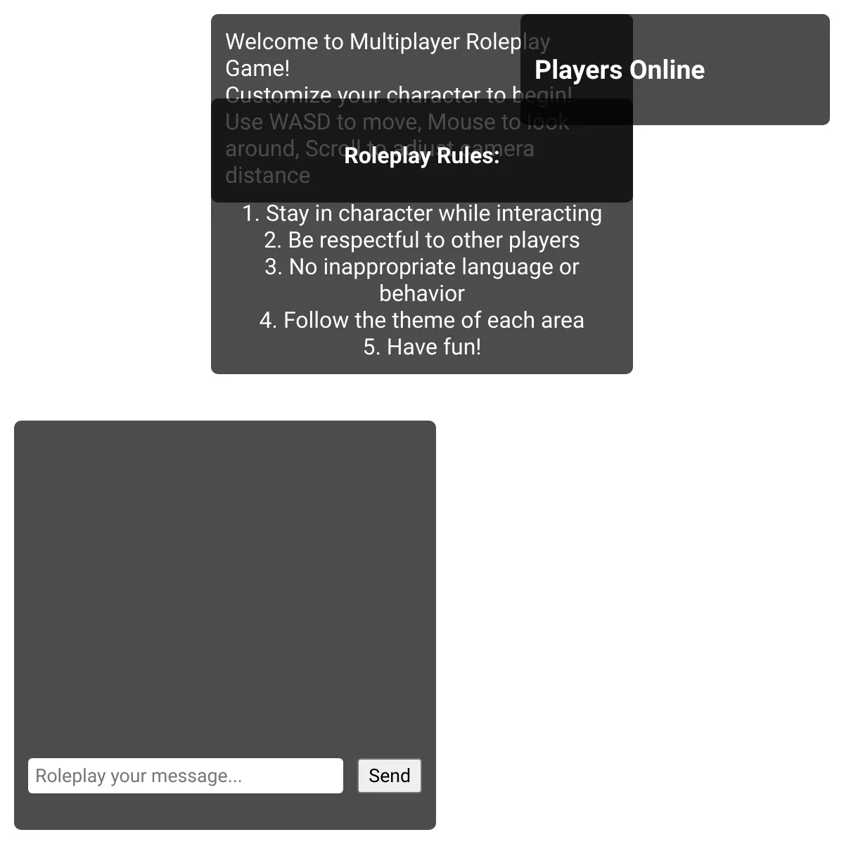 the project is loading