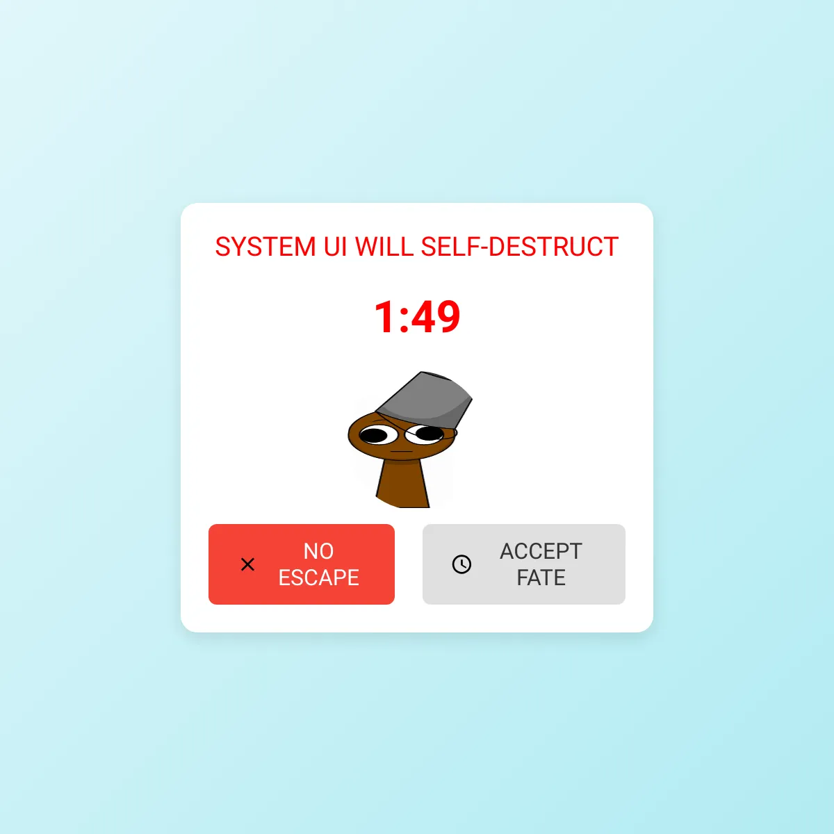 System Ui Will Self Destruct