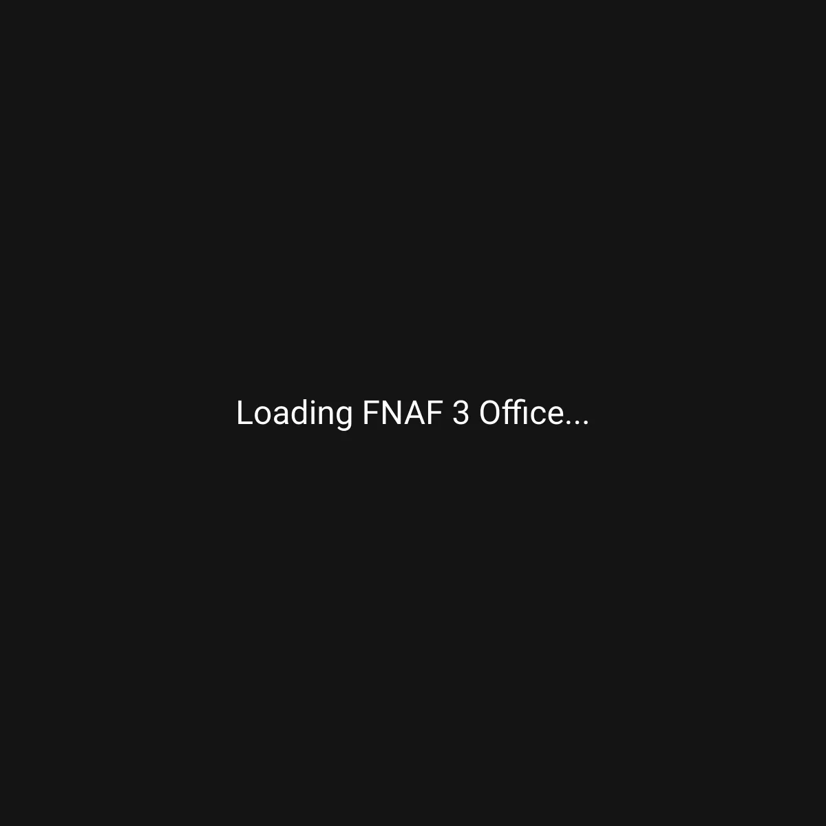 the project is loading