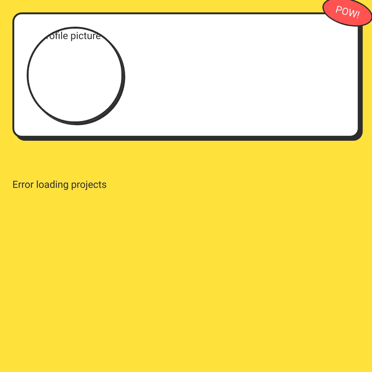 the project is loading