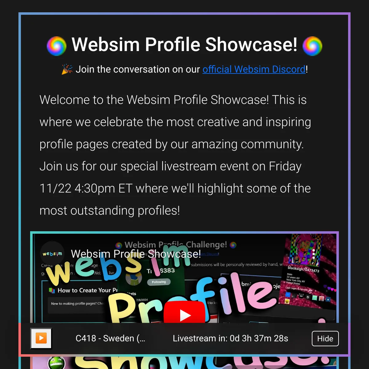 the project is loading