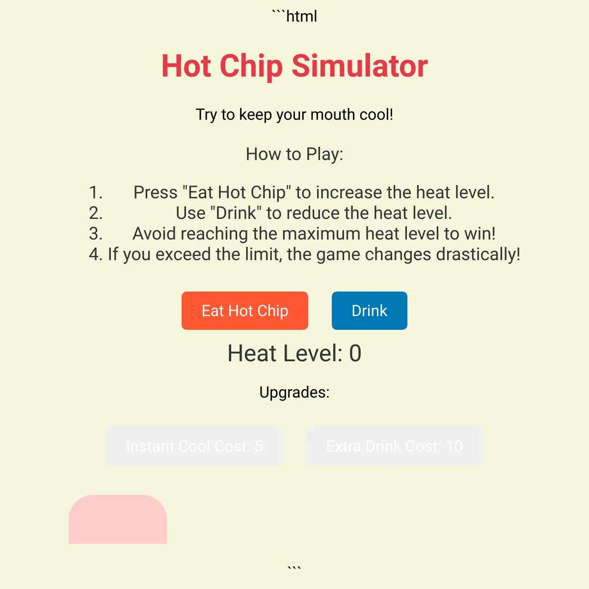 Hot Chip Simulator