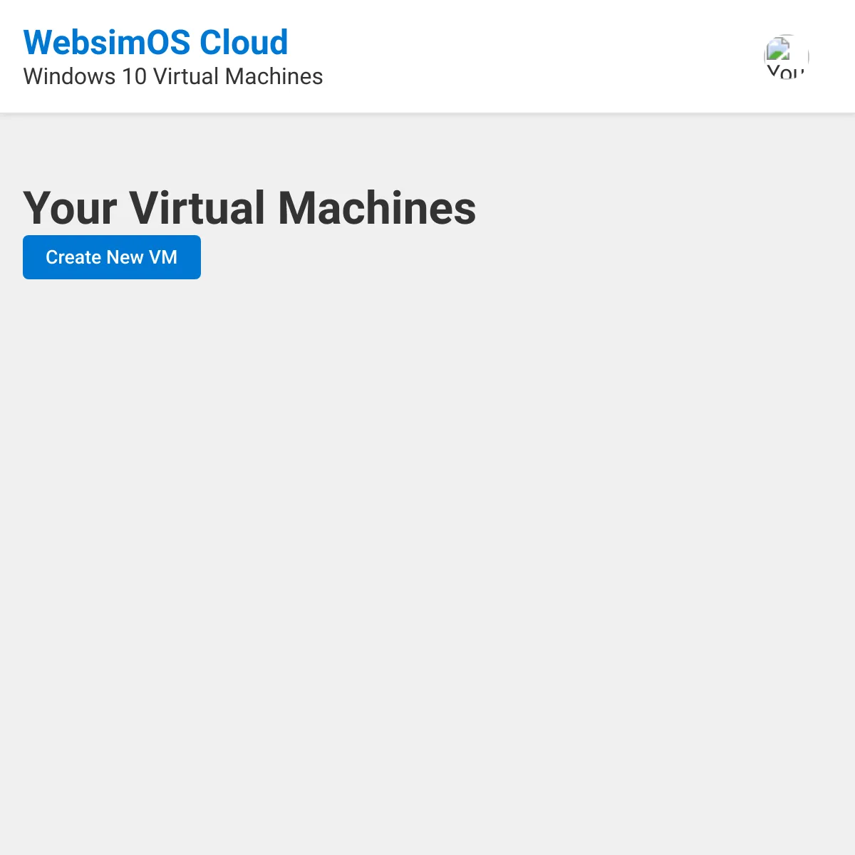 WebsimOS - Windows 10 Cloud