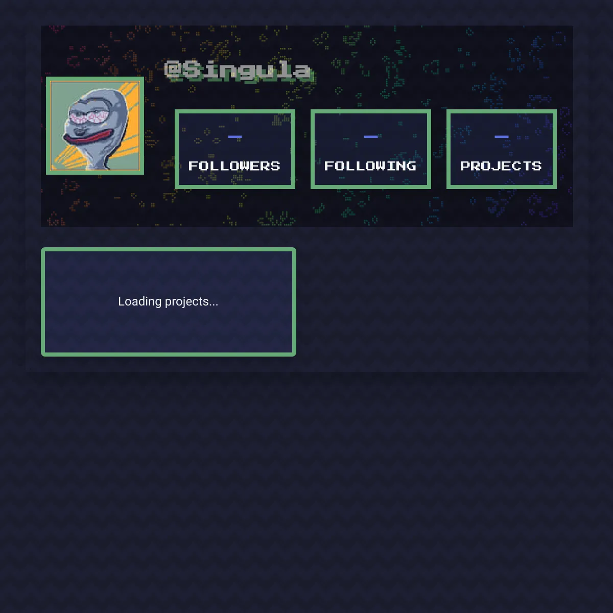 the project is loading