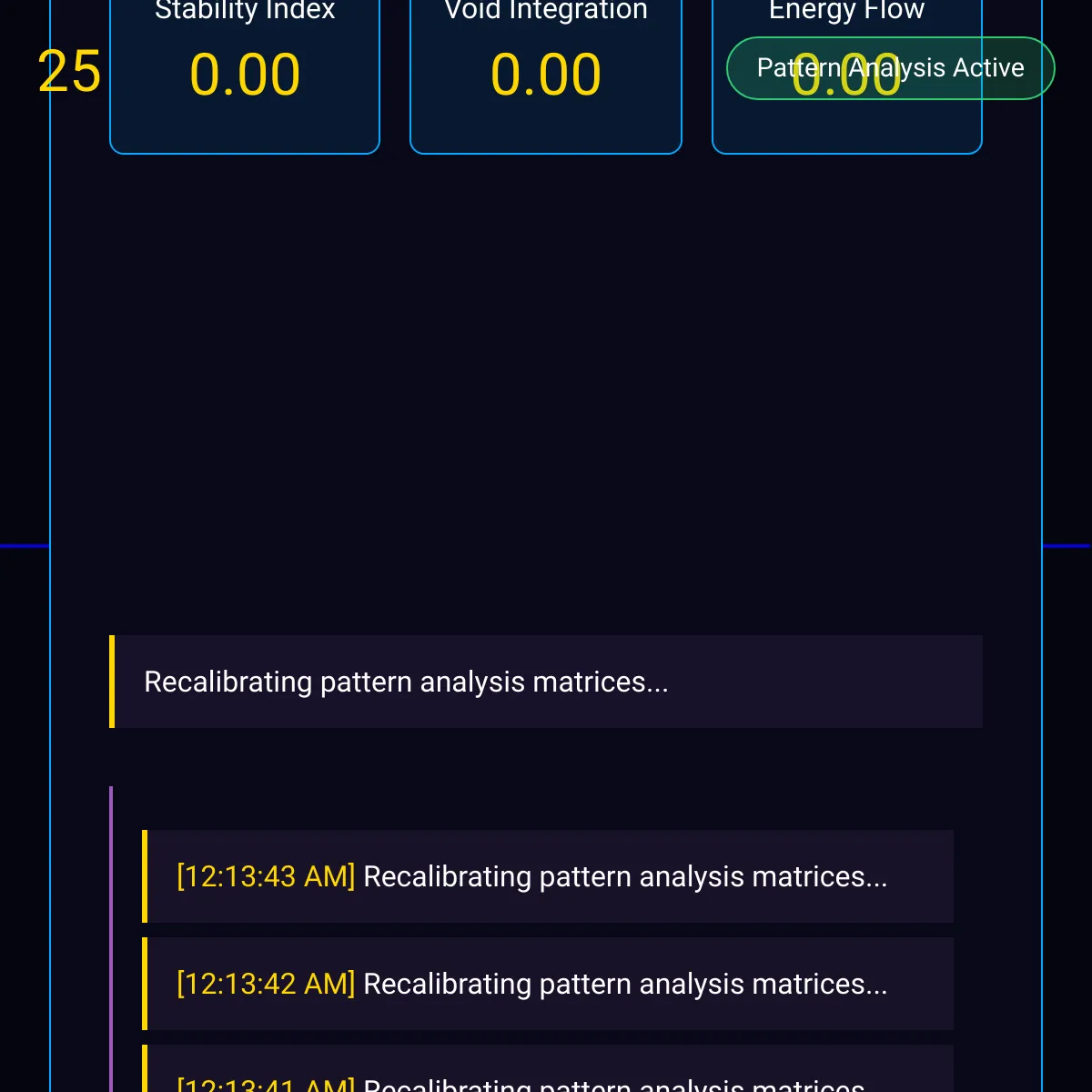 the project is loading