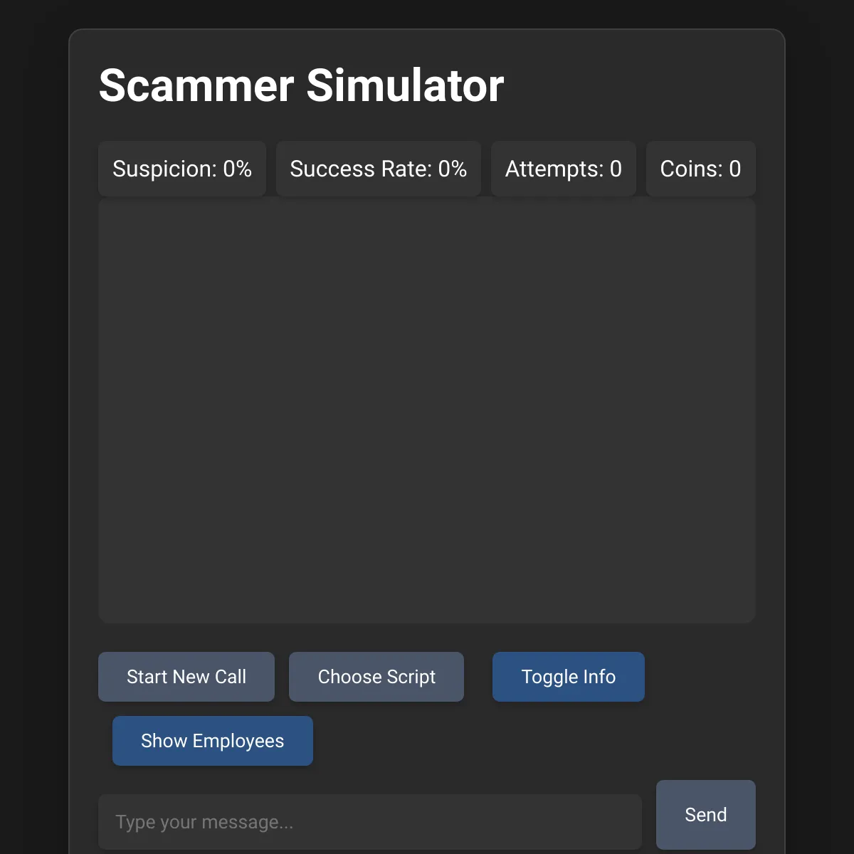 Scammer Simulator