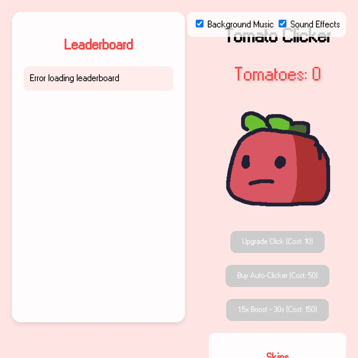 the project is loading