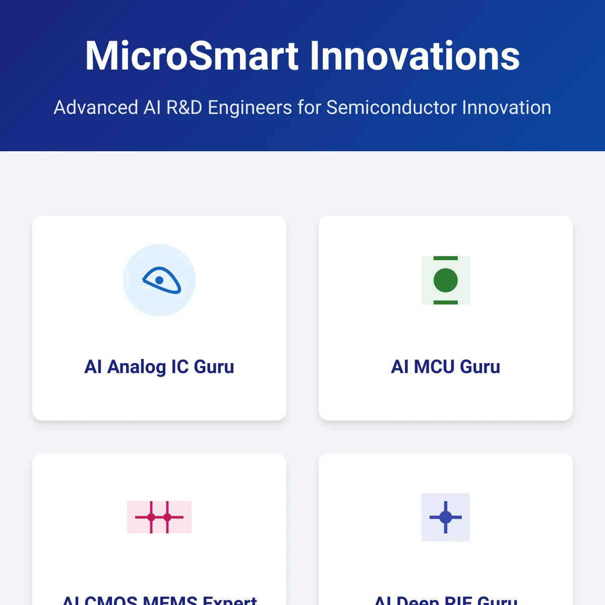 MicroSmart Innovations - AI Semiconductor R&D Solutions