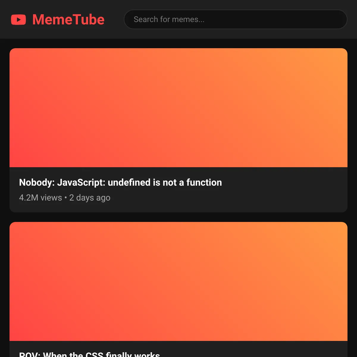 the project is loading