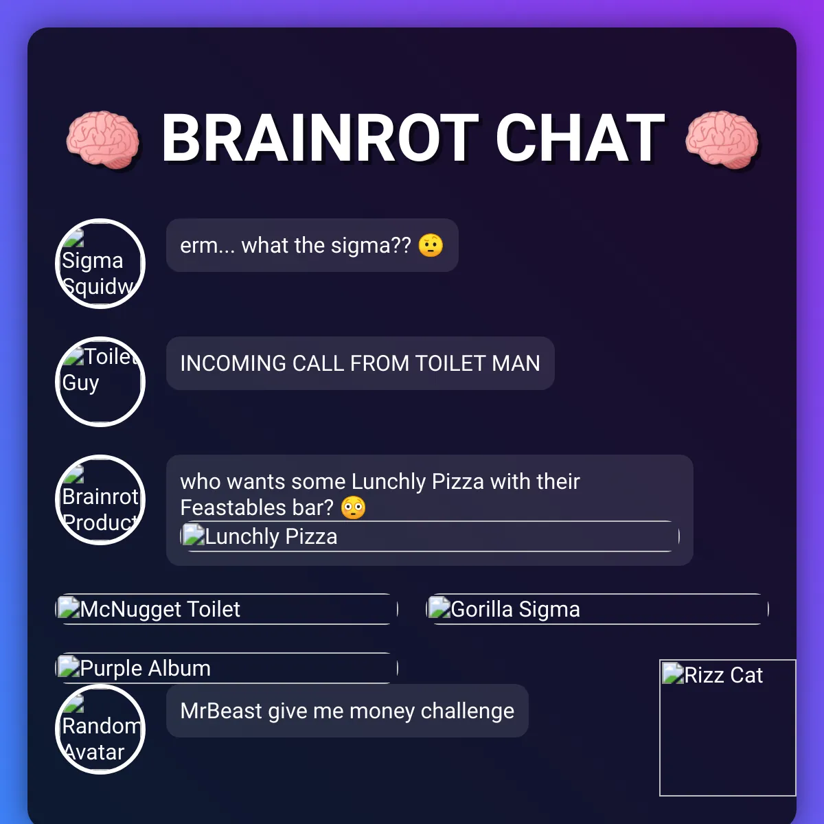 🧠 BRAINROT CHAT 🧠