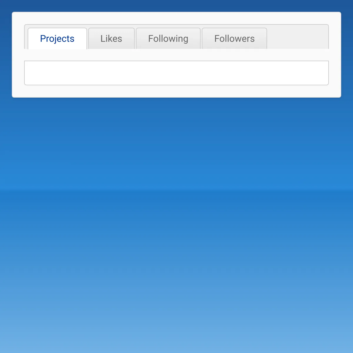 the project is loading