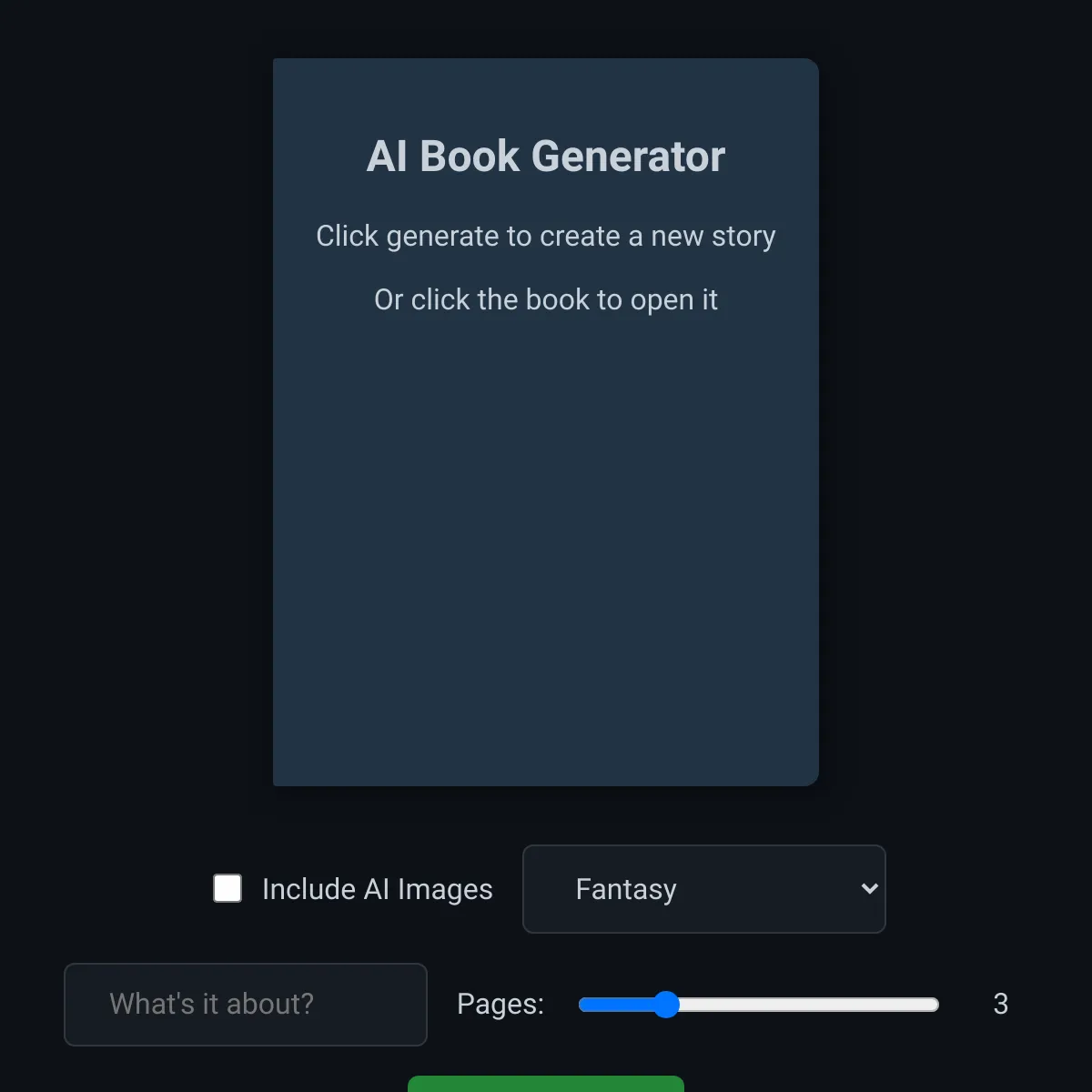 Ai Book Generator