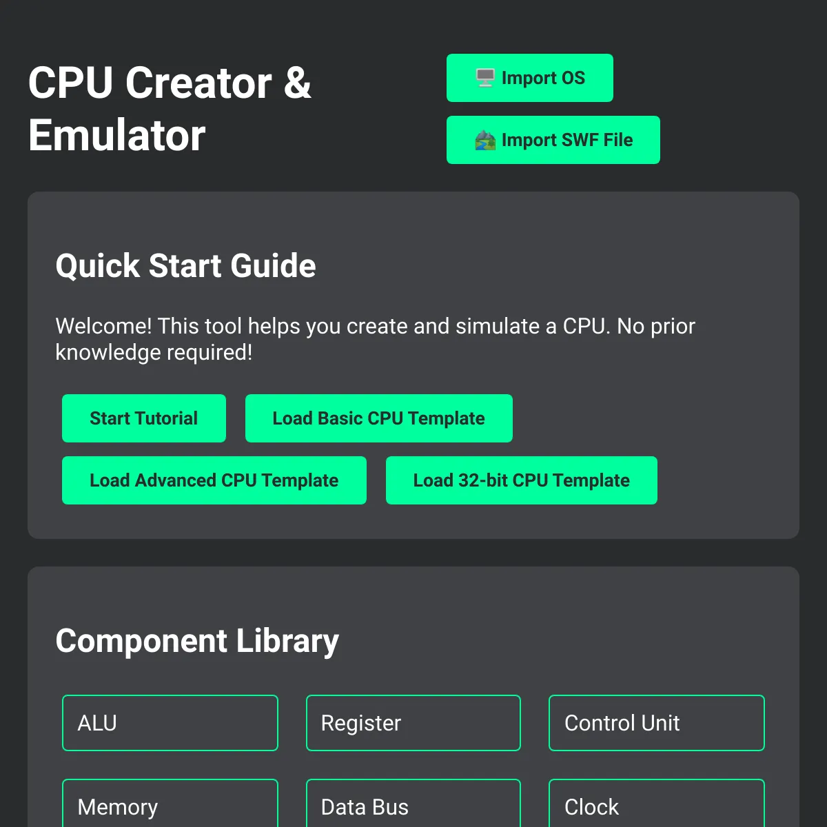 cpu creator (idk how the hell to fix this)
