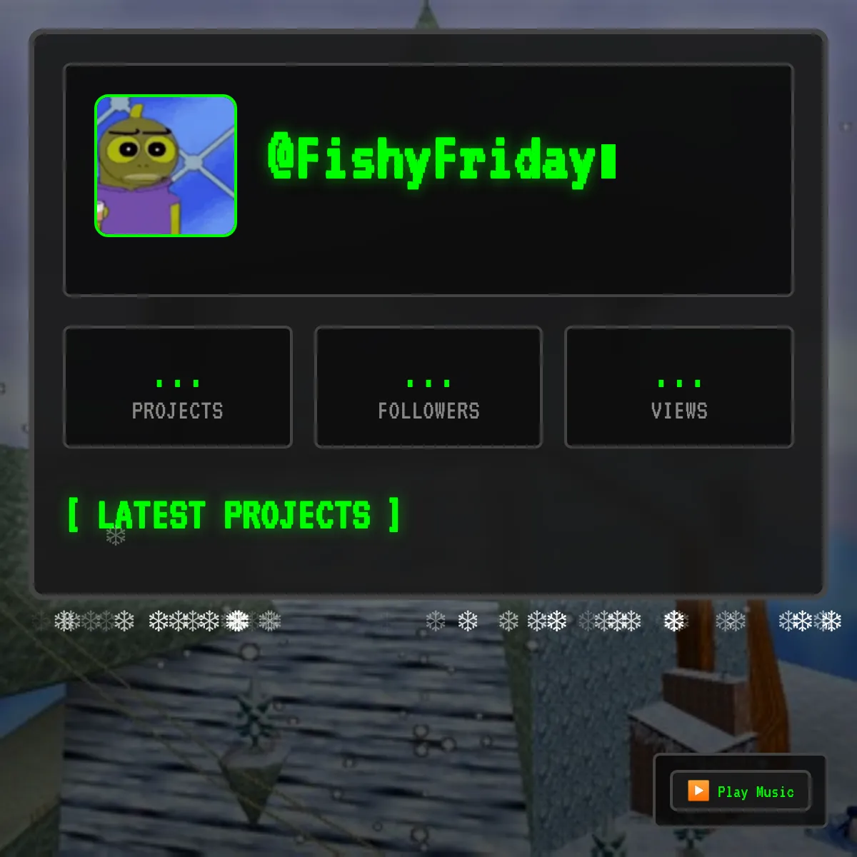the project is loading