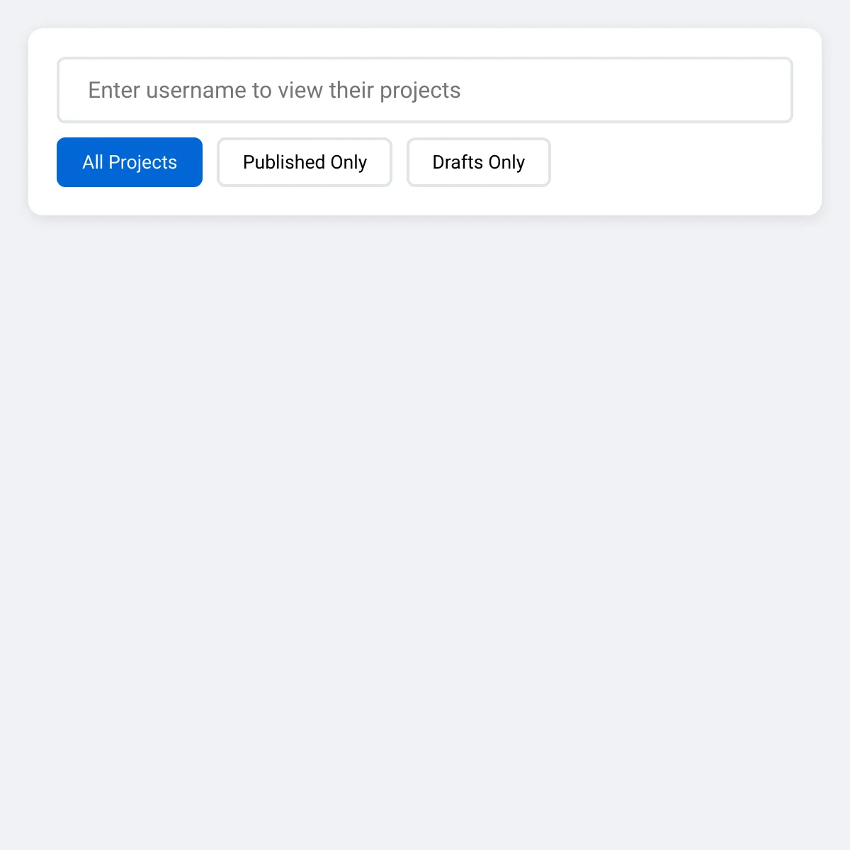 the project is loading