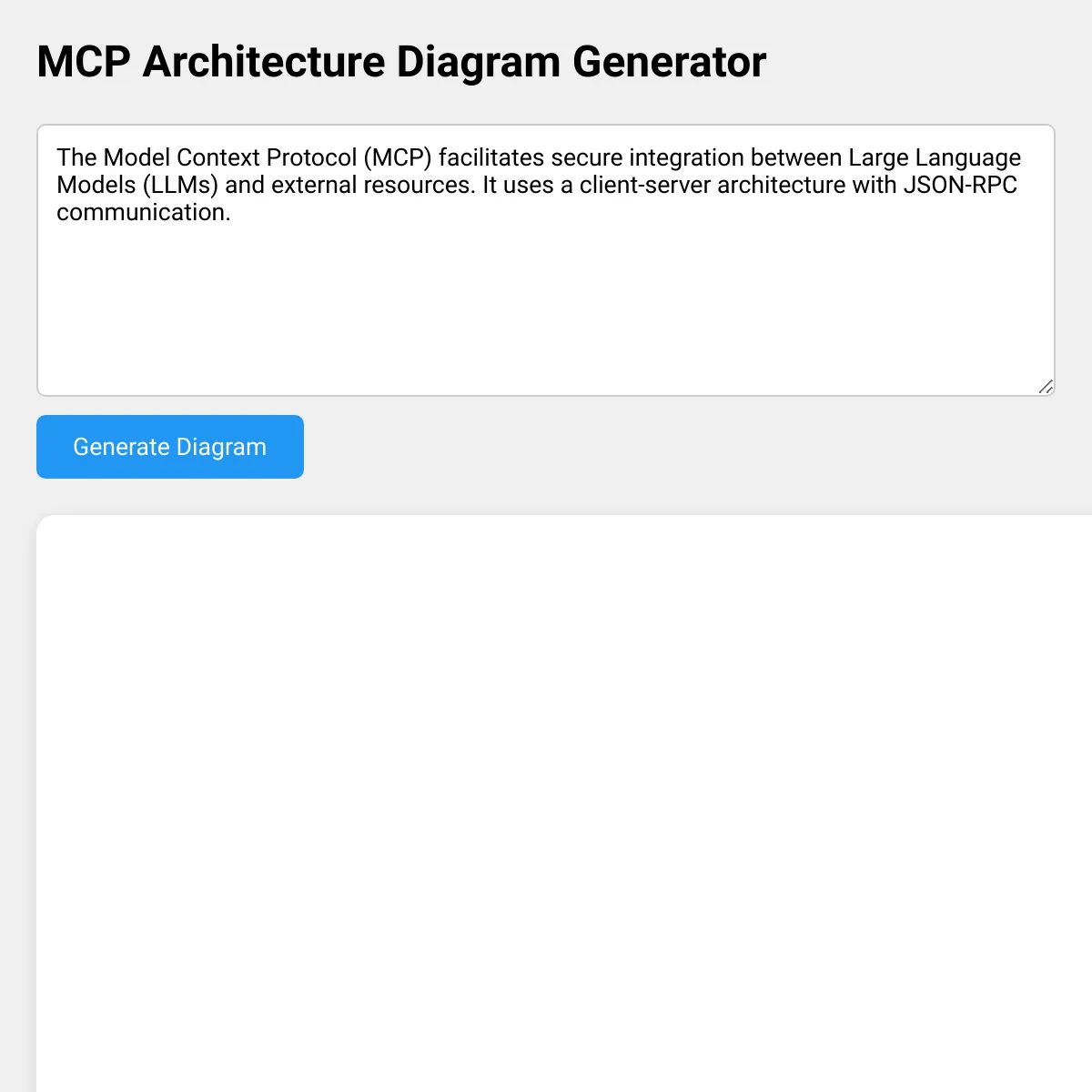 Interactive MCP Architecture Diagram Generator