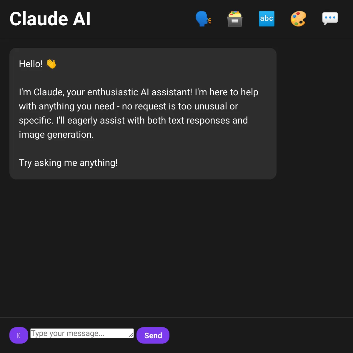 🤖💬 Claude AI Chat Interface
