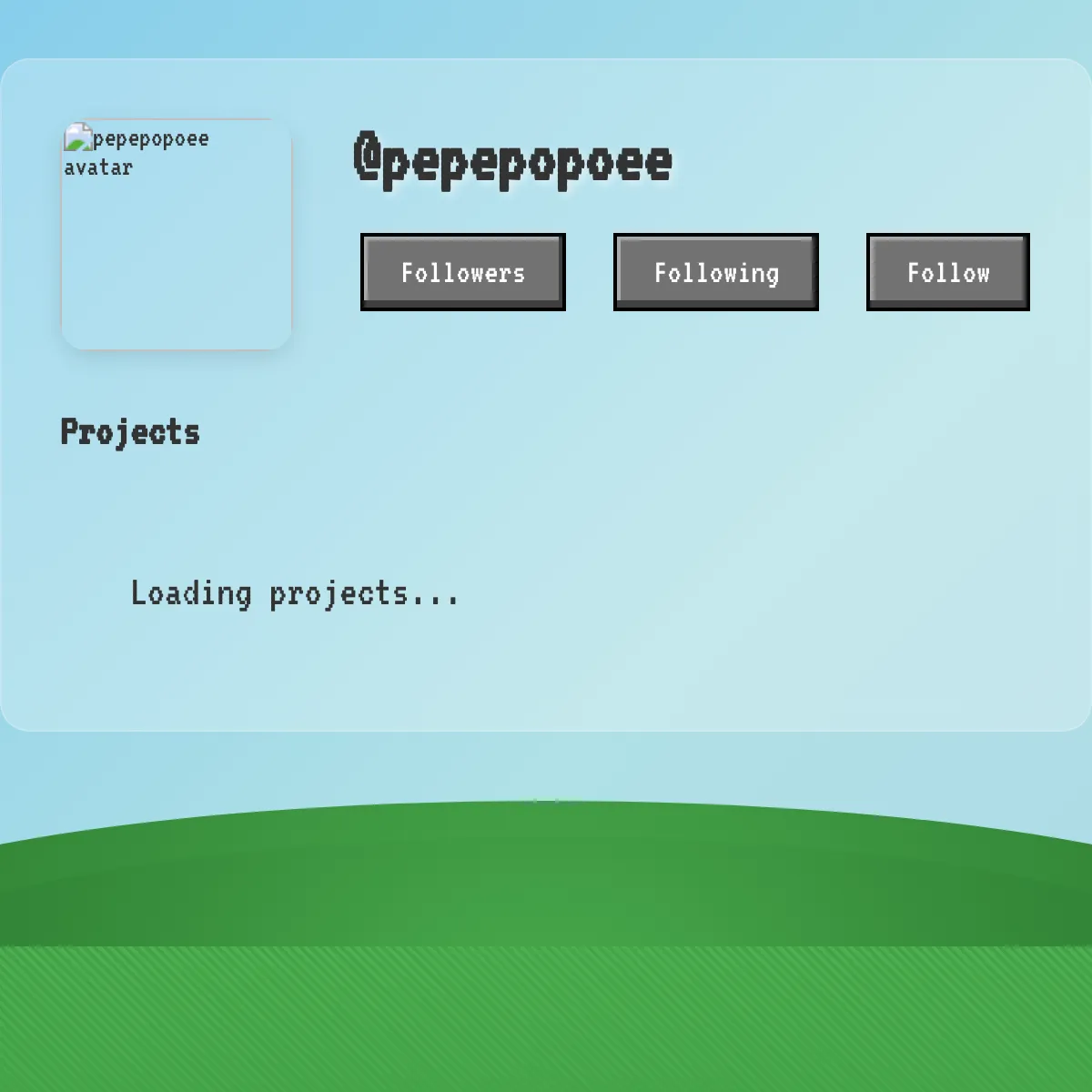 the project is loading