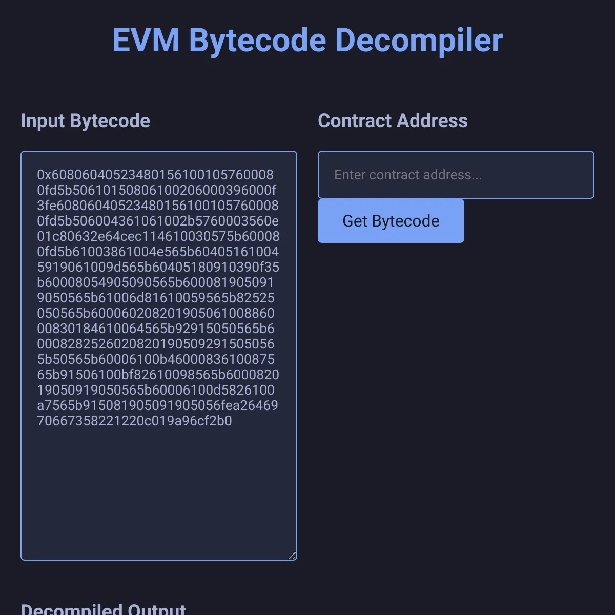 the project is loading