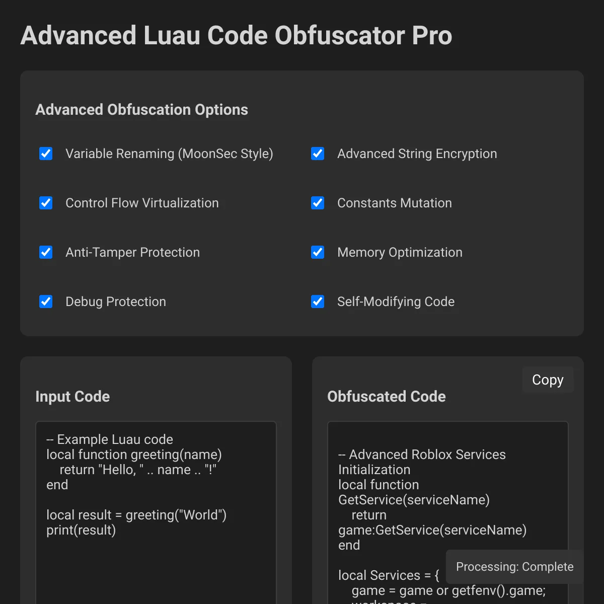 the project is loading