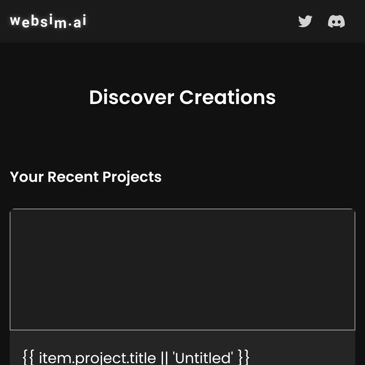the project is loading