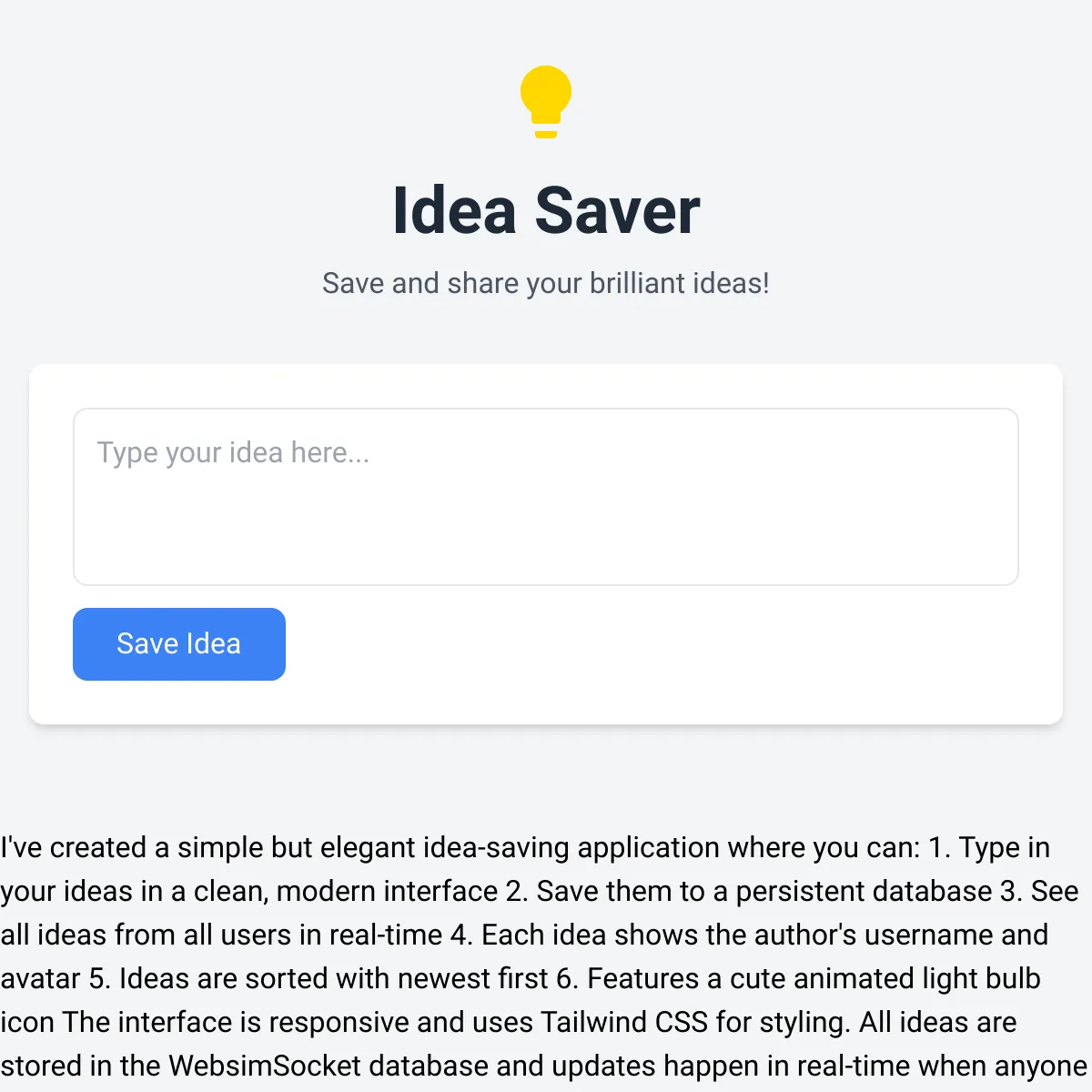 the project is loading