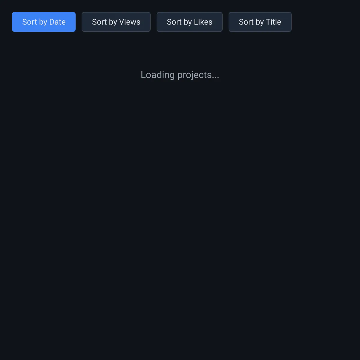 User Projects Overview