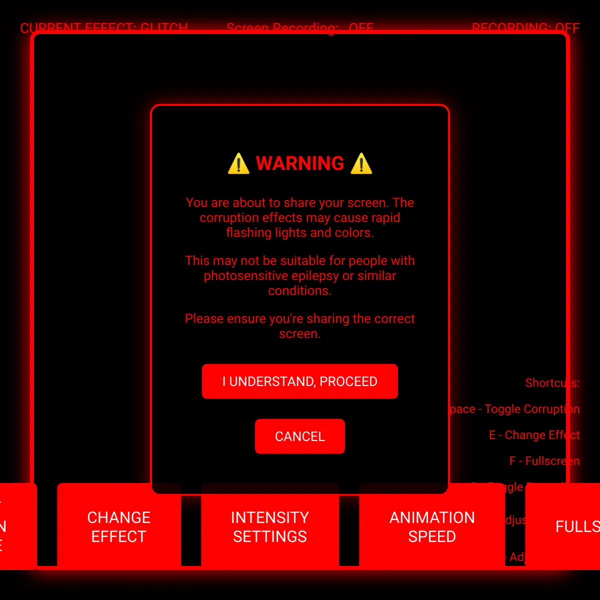 the project is loading