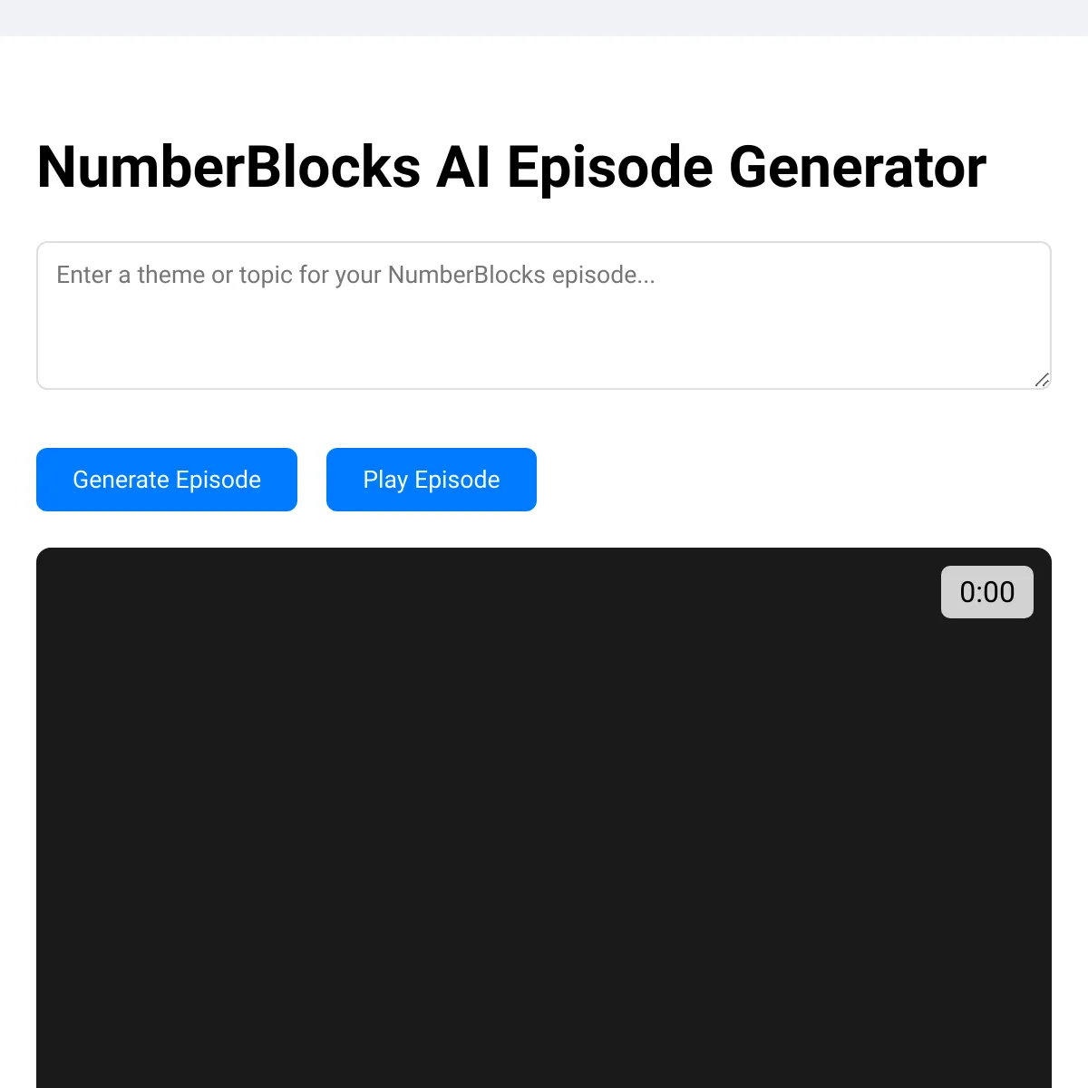 the project is loading