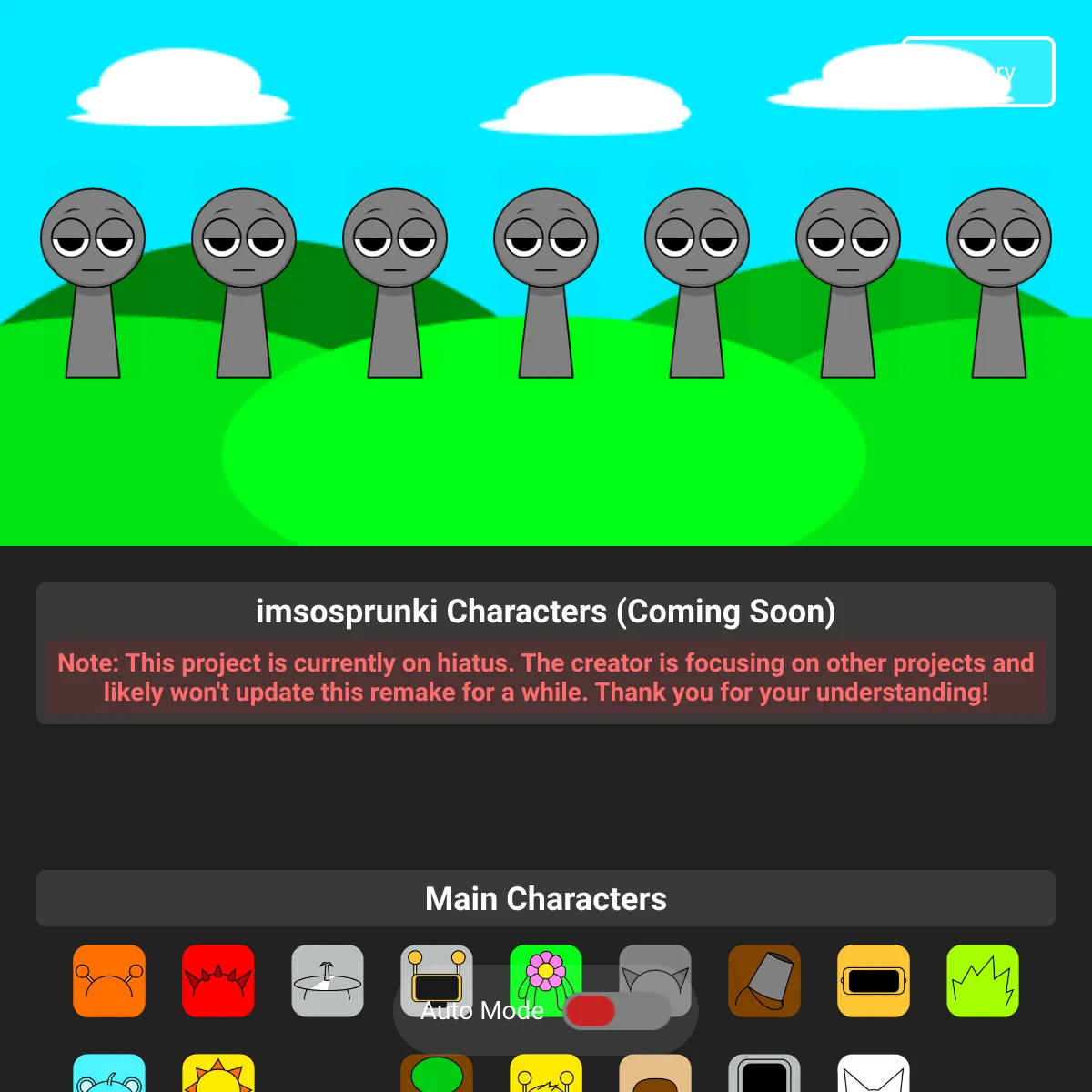 the project is loading