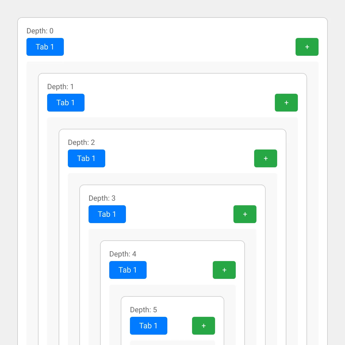 Infinite Nested Tabs