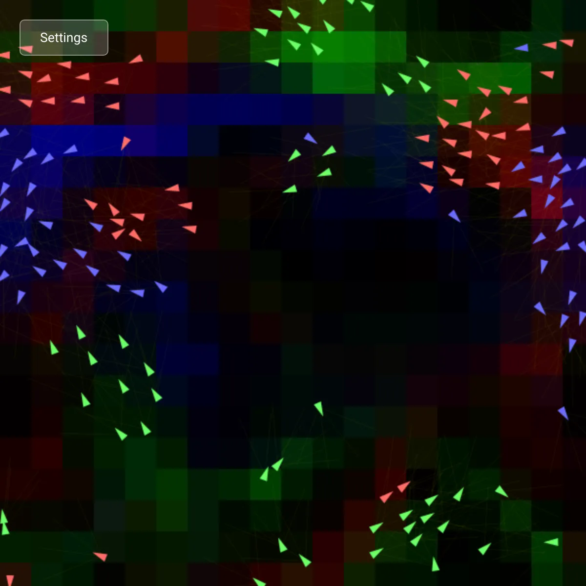 Boids Simulation W Pheremones