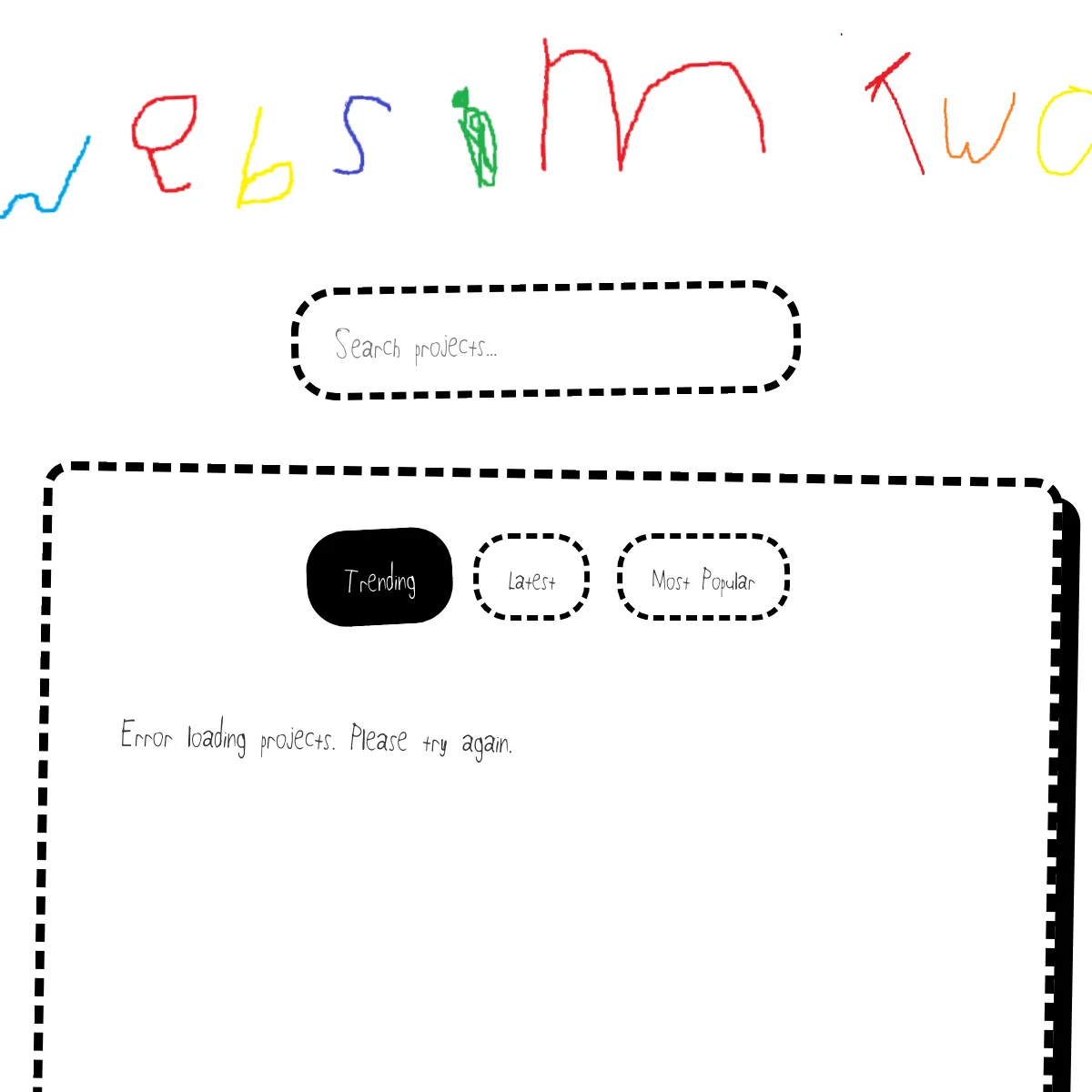 the project is loading