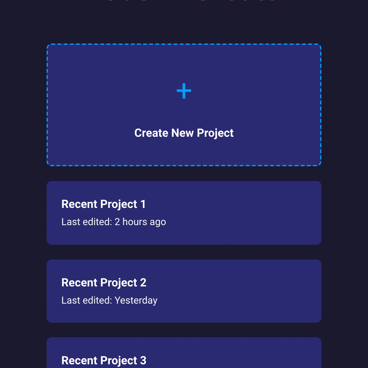 the project is loading