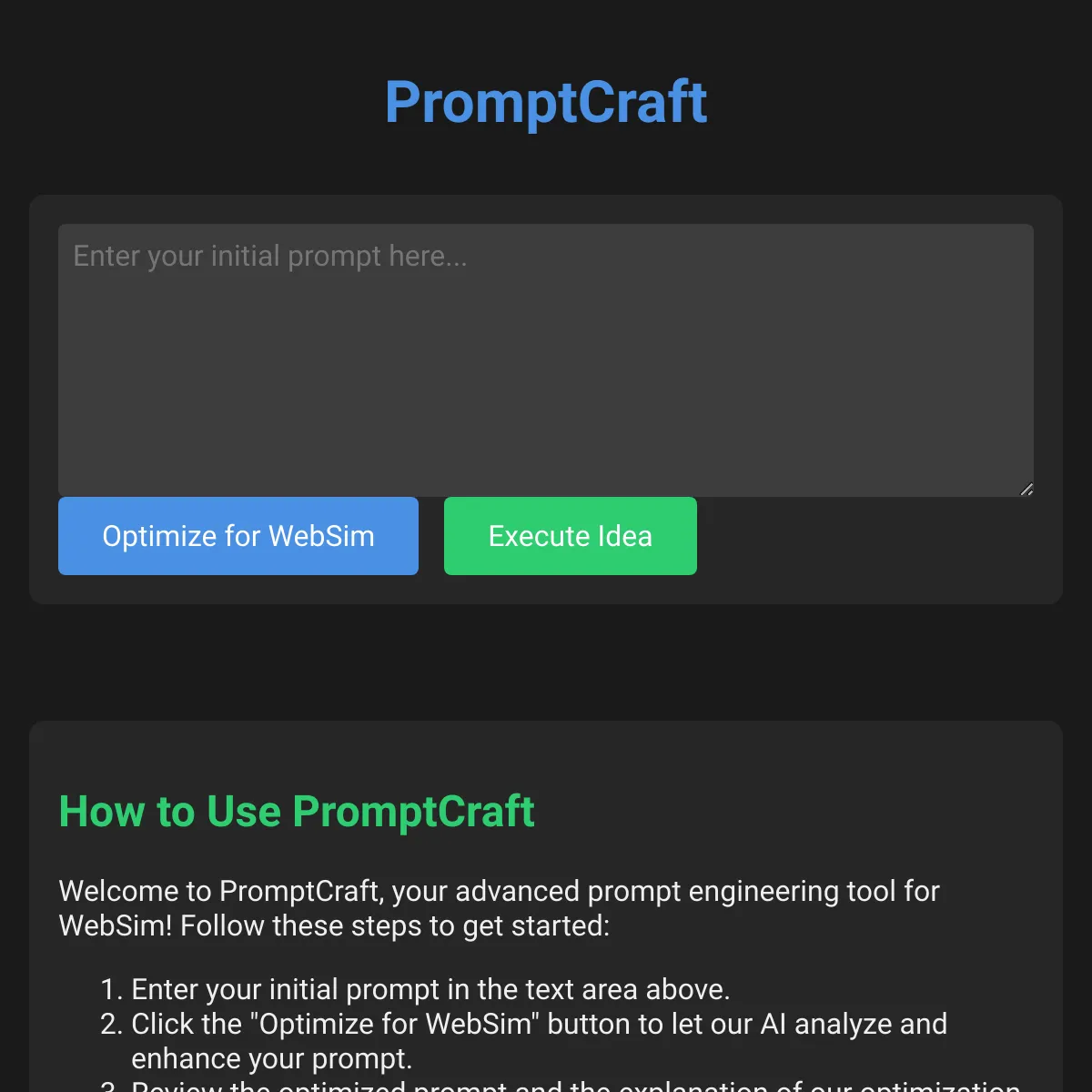 the project is loading