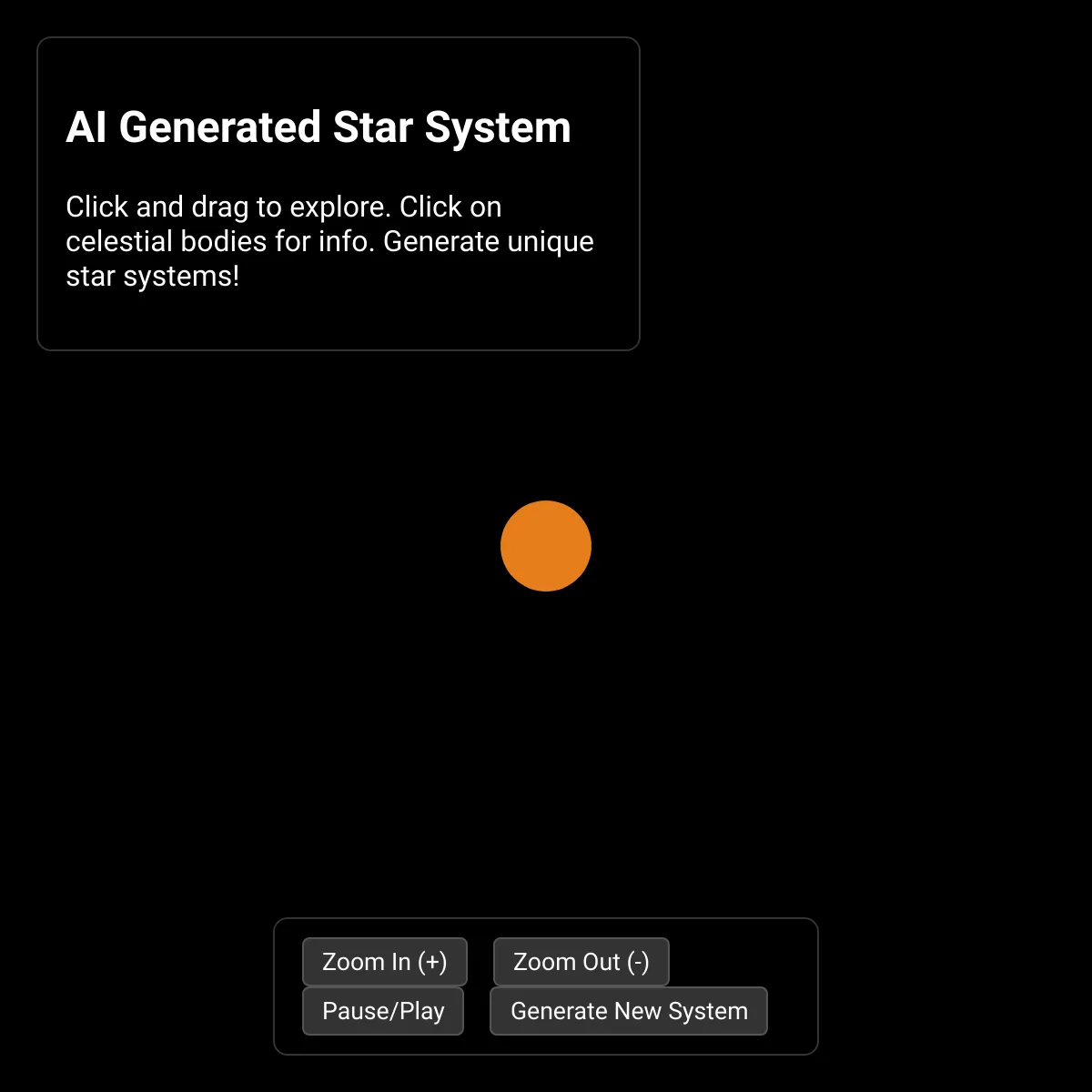 AI Generated Star System
