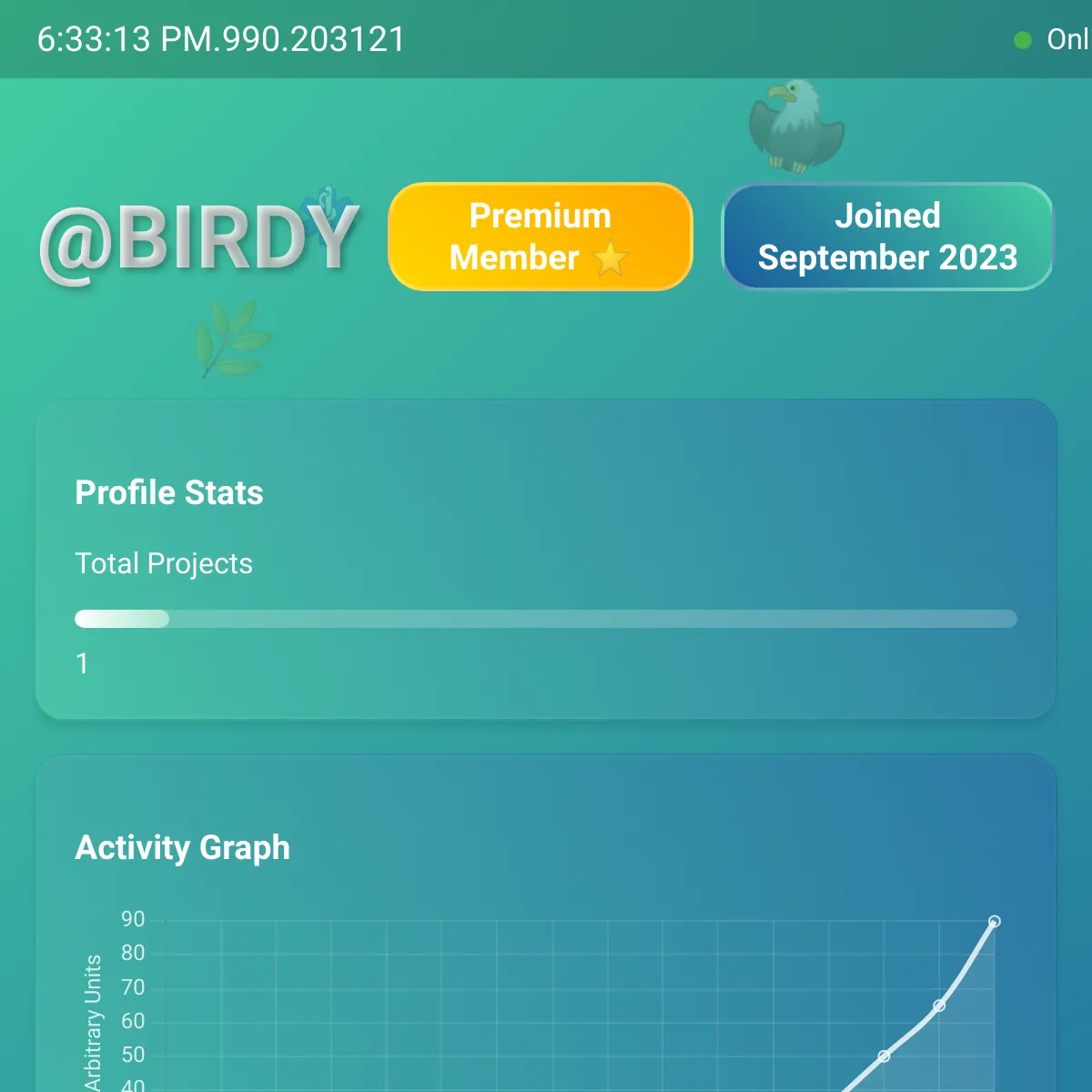 the project is loading