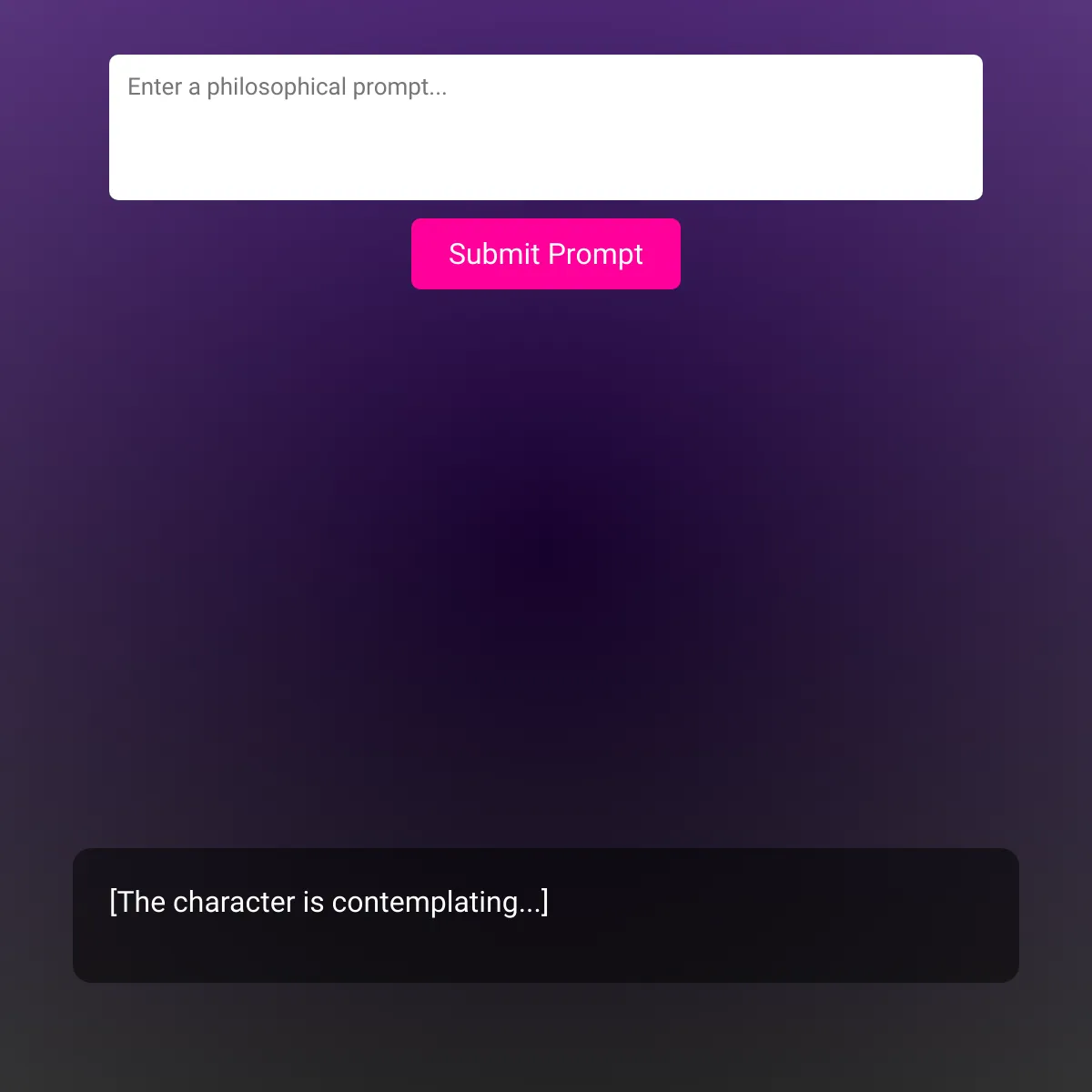 the project is loading