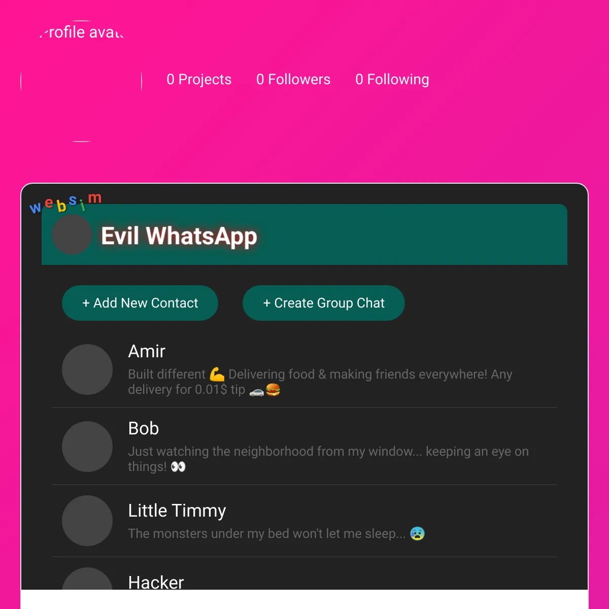 the project is loading