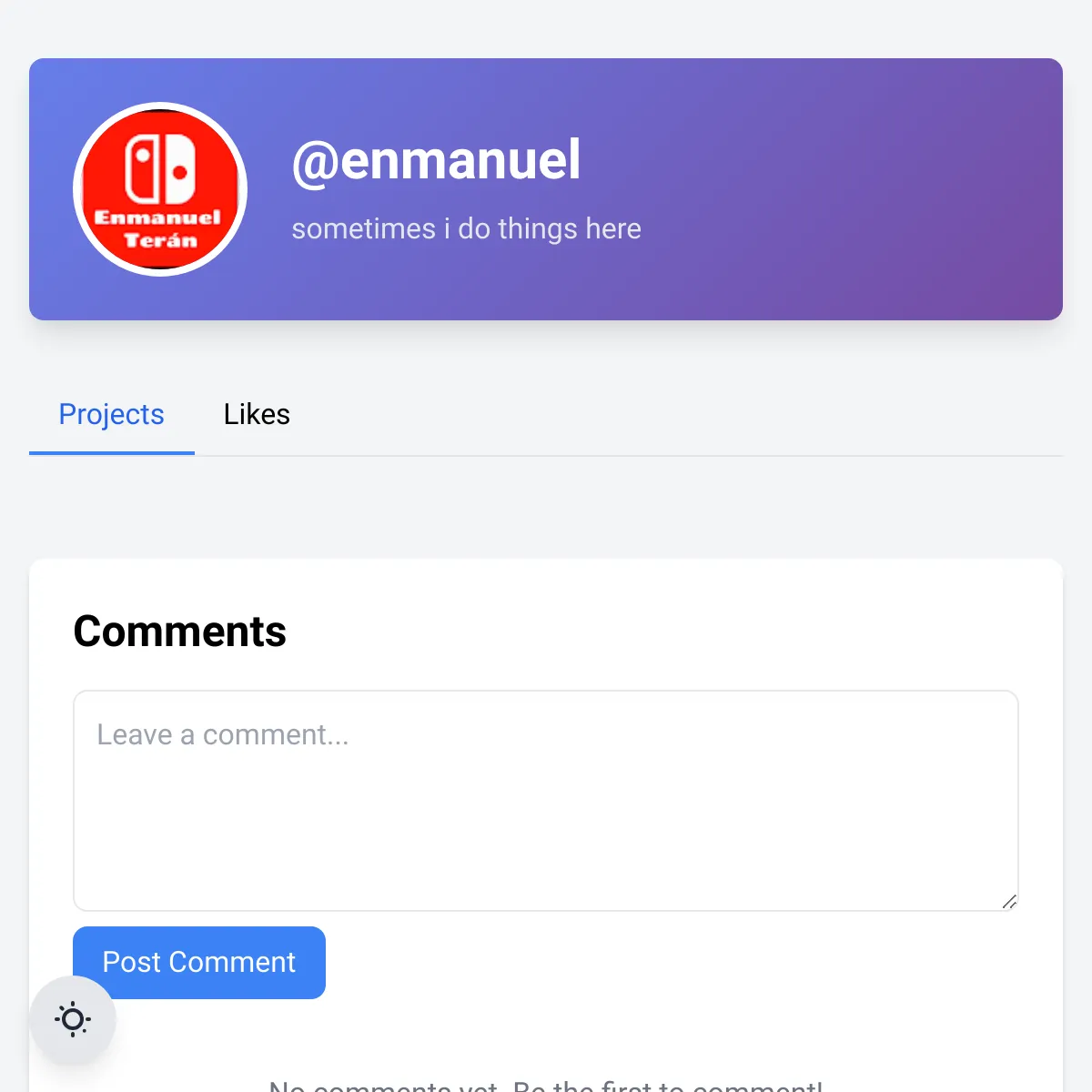 the project is loading